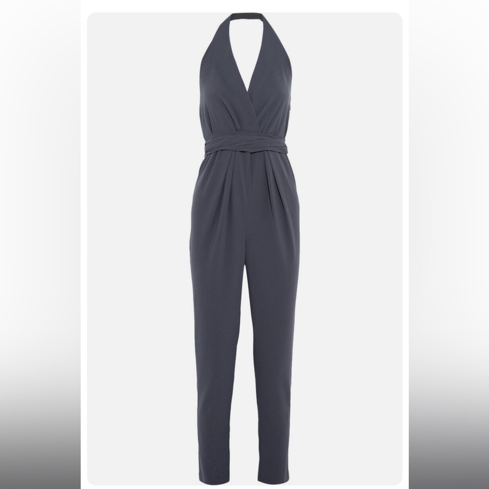 Halston Heritage Grey Jumpsuit